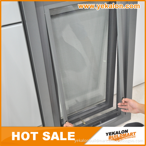 2016 Hot Sale Yekalon Australia Systematic Aluminum Awning Window with Removable Flyscreen